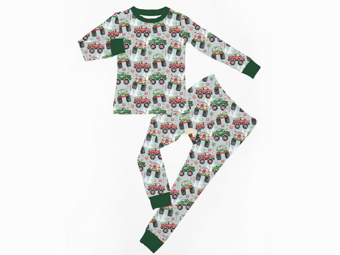 Pre order Holly Hauler Long sleeve top/pant Pajama set